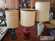 3 Large Lamps