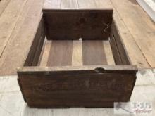 John J. Kovaxcevich Wooden Crate
