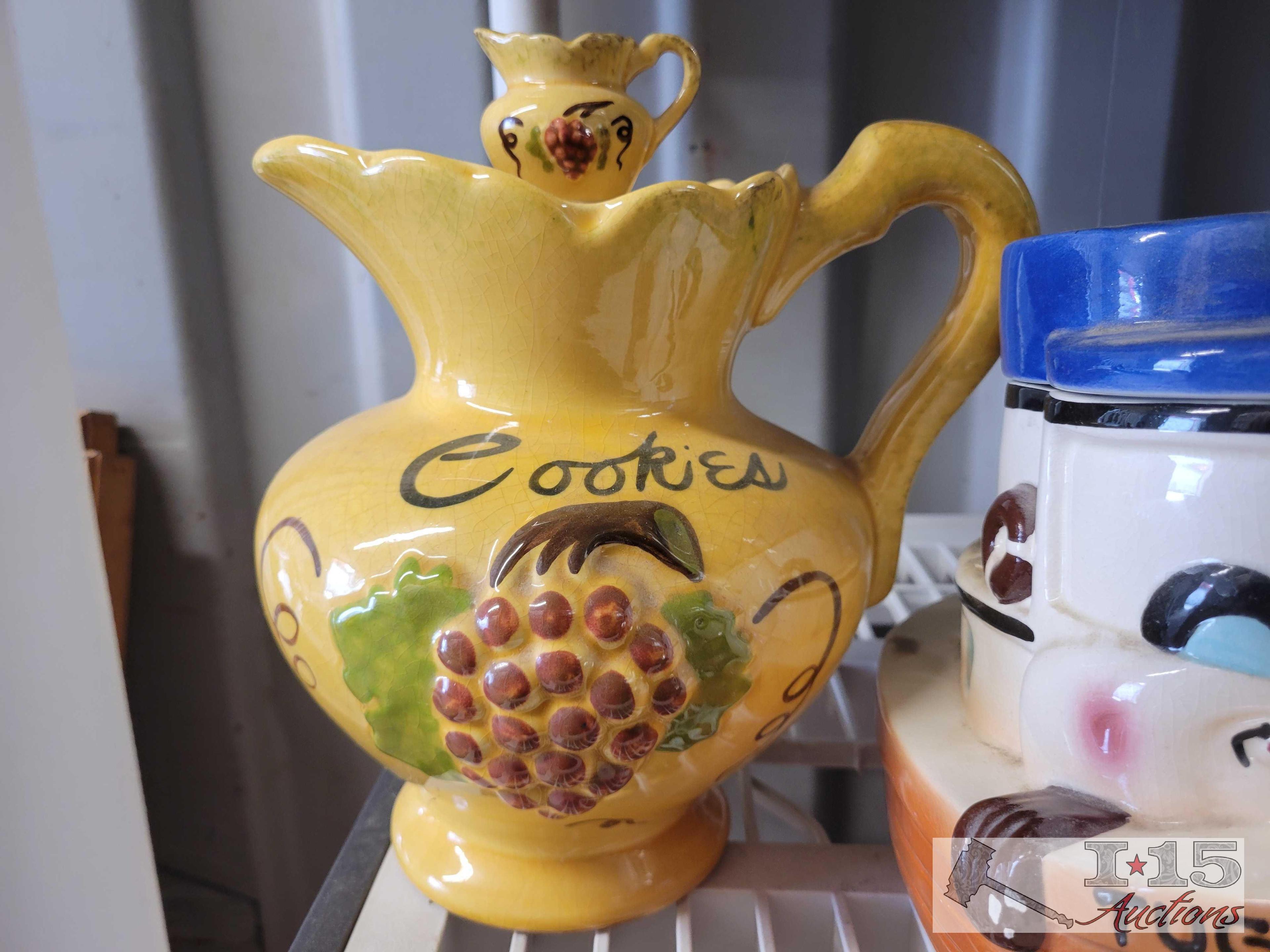 (3) Cookie Jars