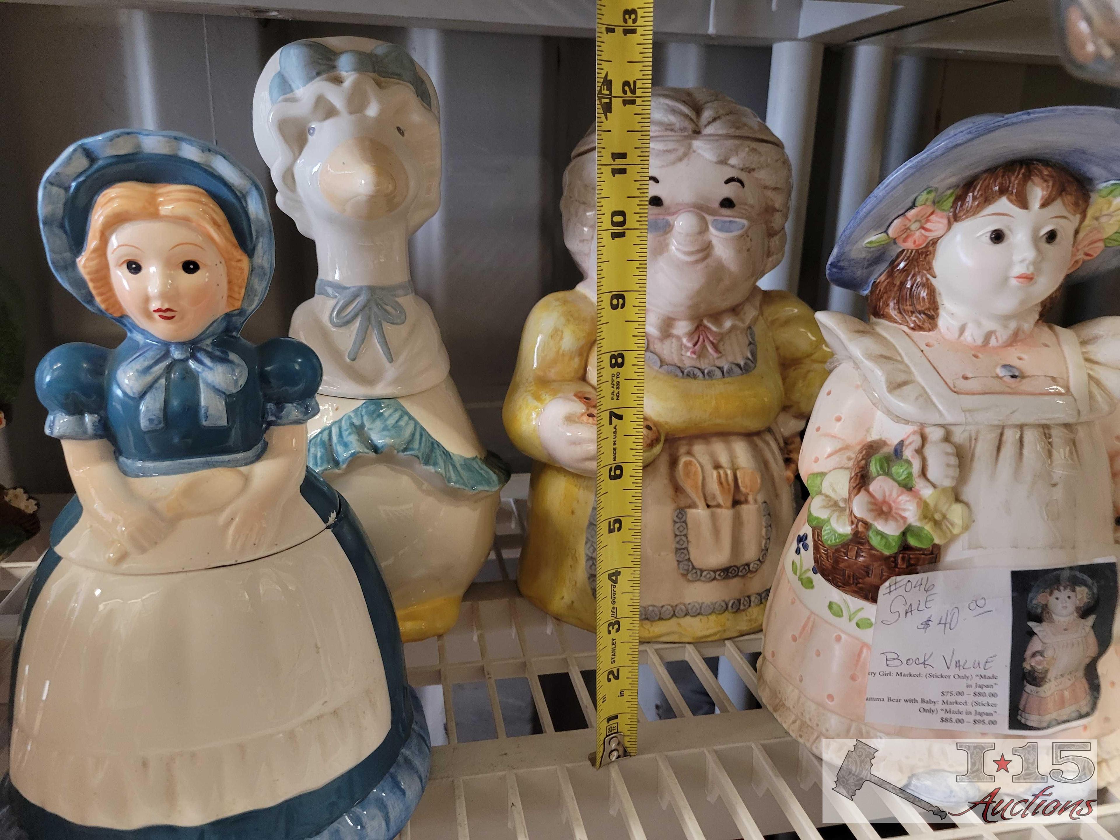 (4) Cookie Jars