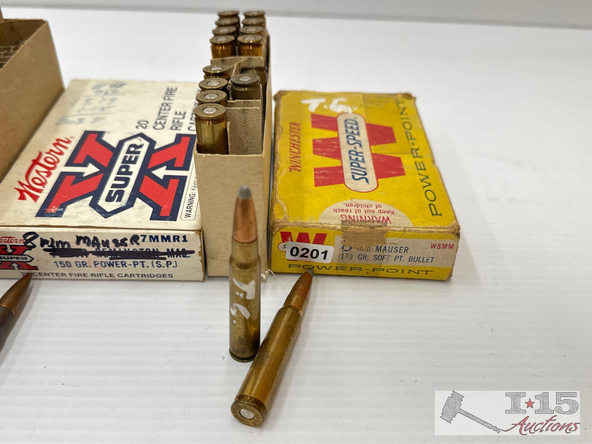 (115) Rounds of 8mm Mauser