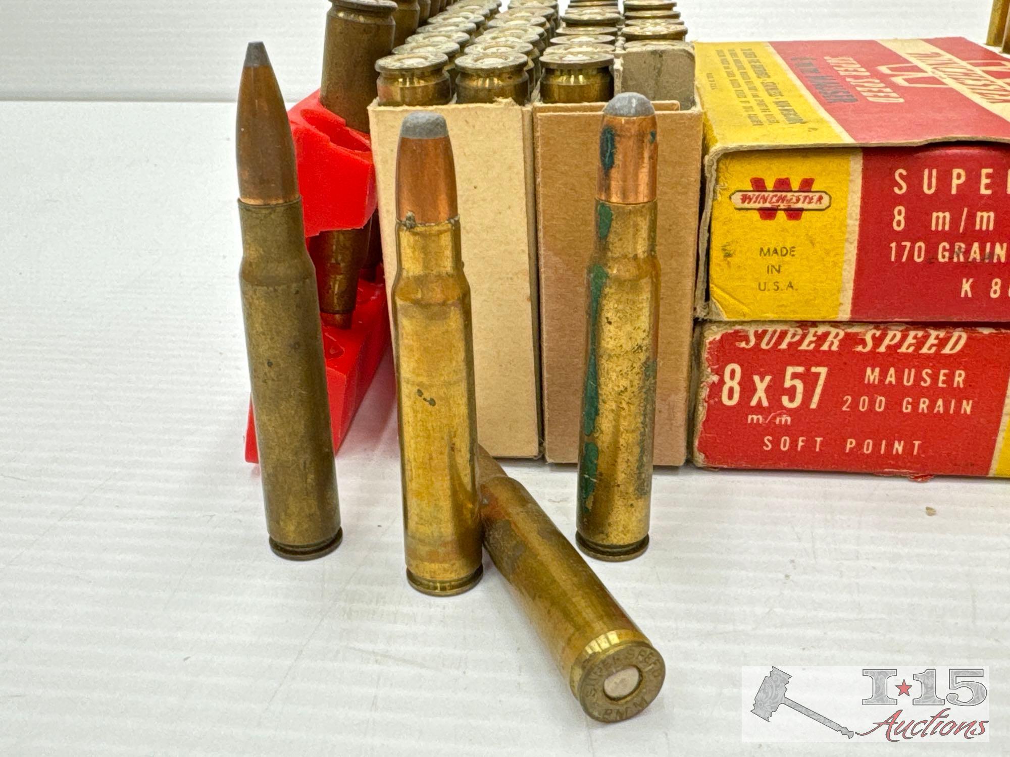 (115) Rounds of 8mm Mauser