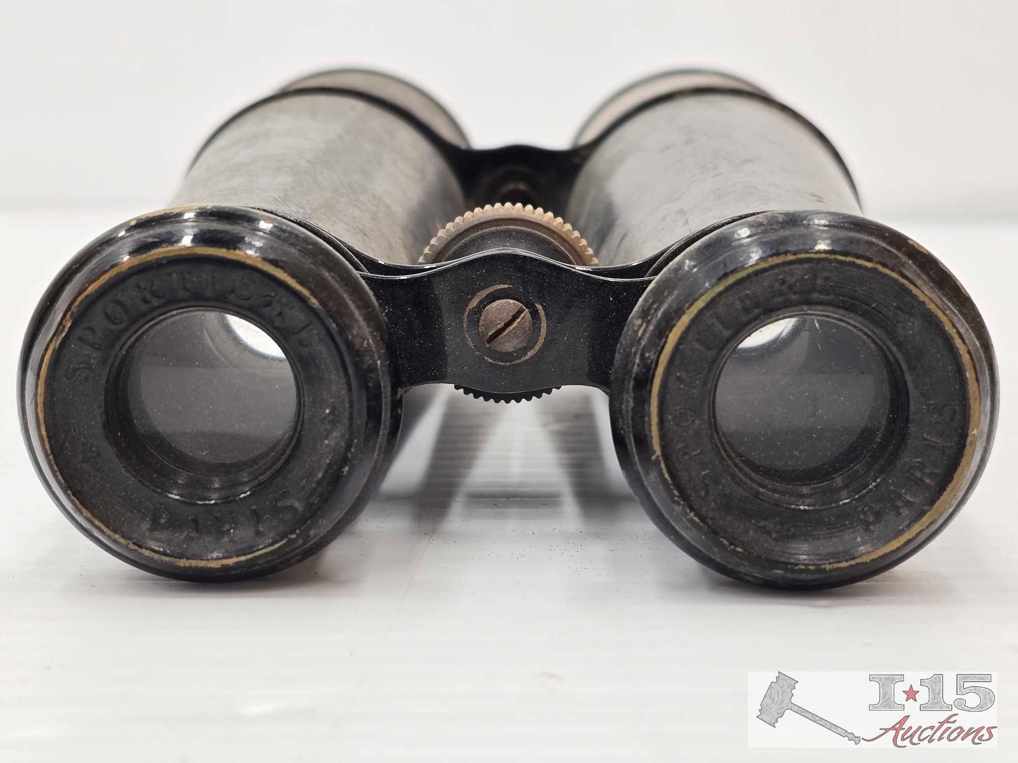 (2) Vintage and Antique Binoculars