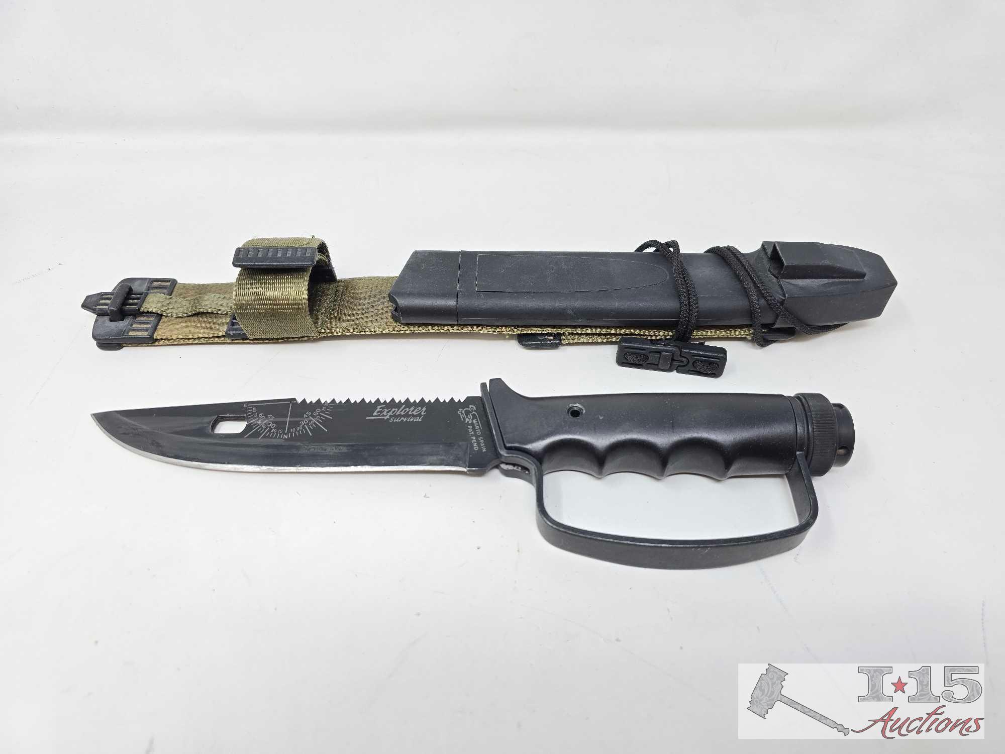 (2) Knives with Sheaths