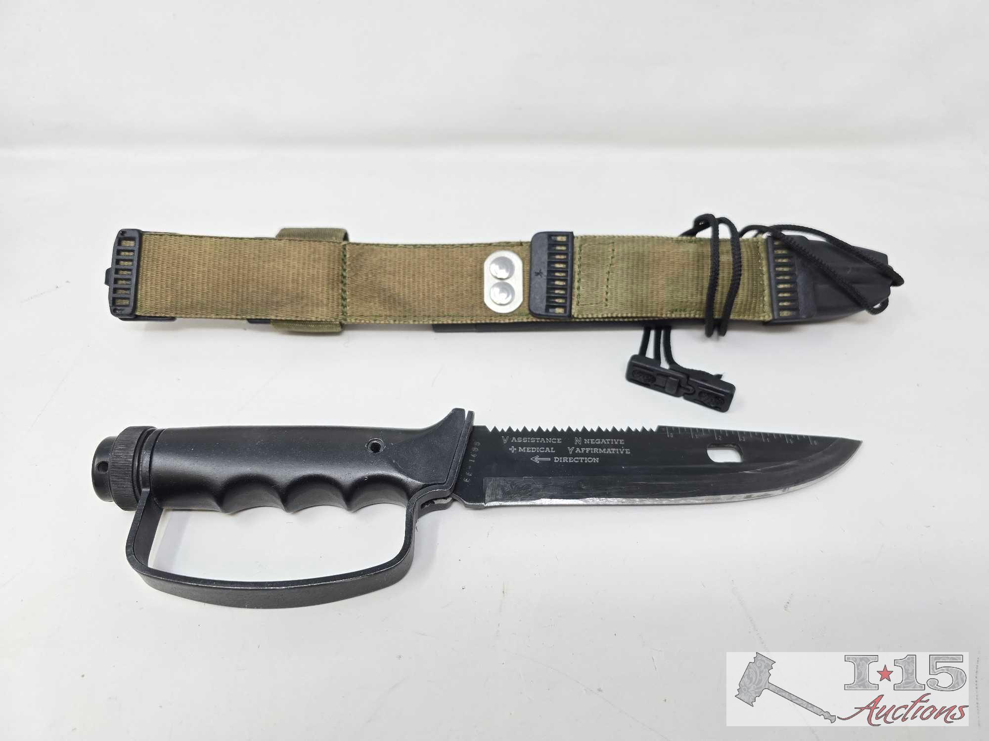 (2) Knives with Sheaths