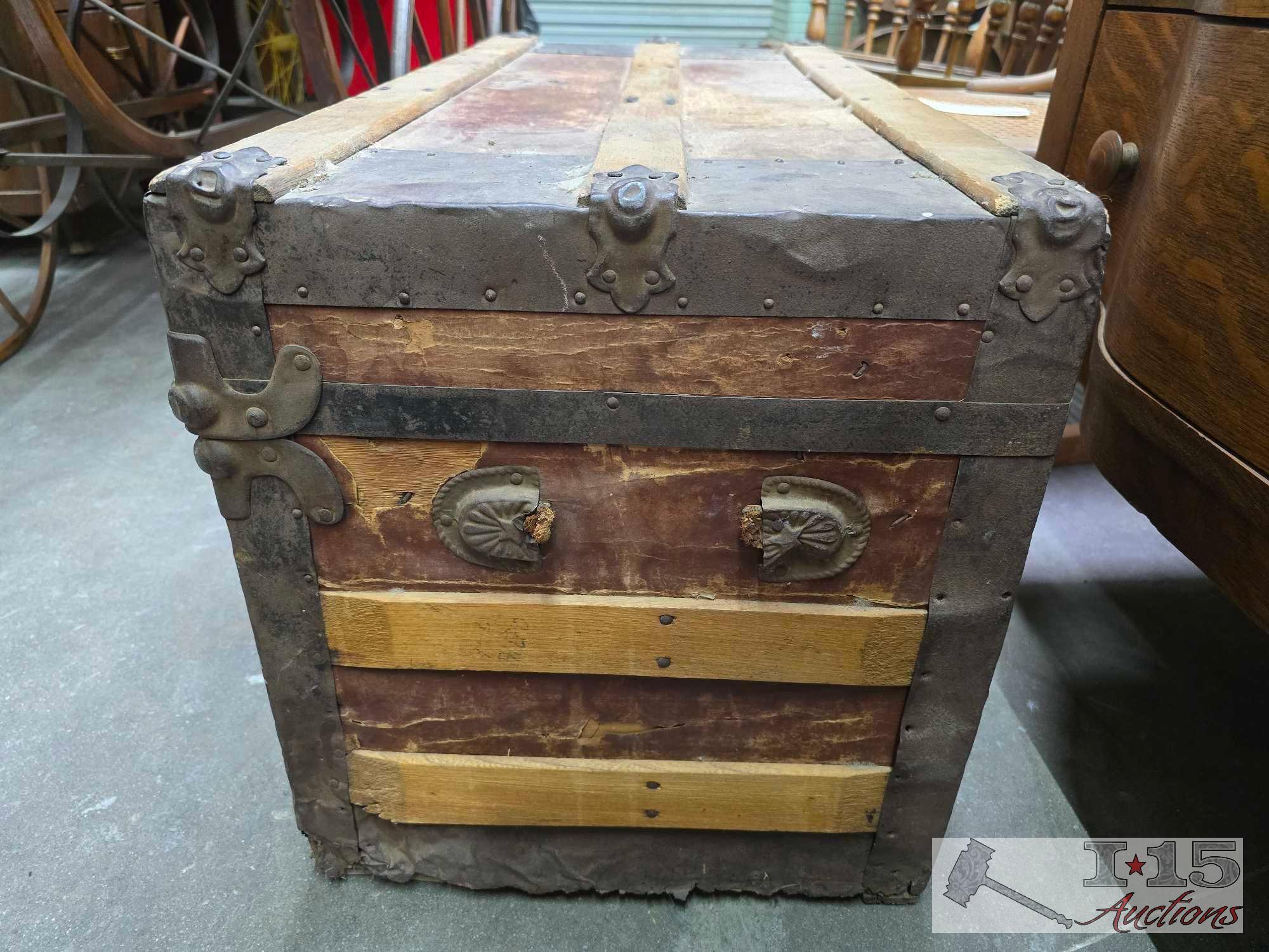 Antique Wooden Chest