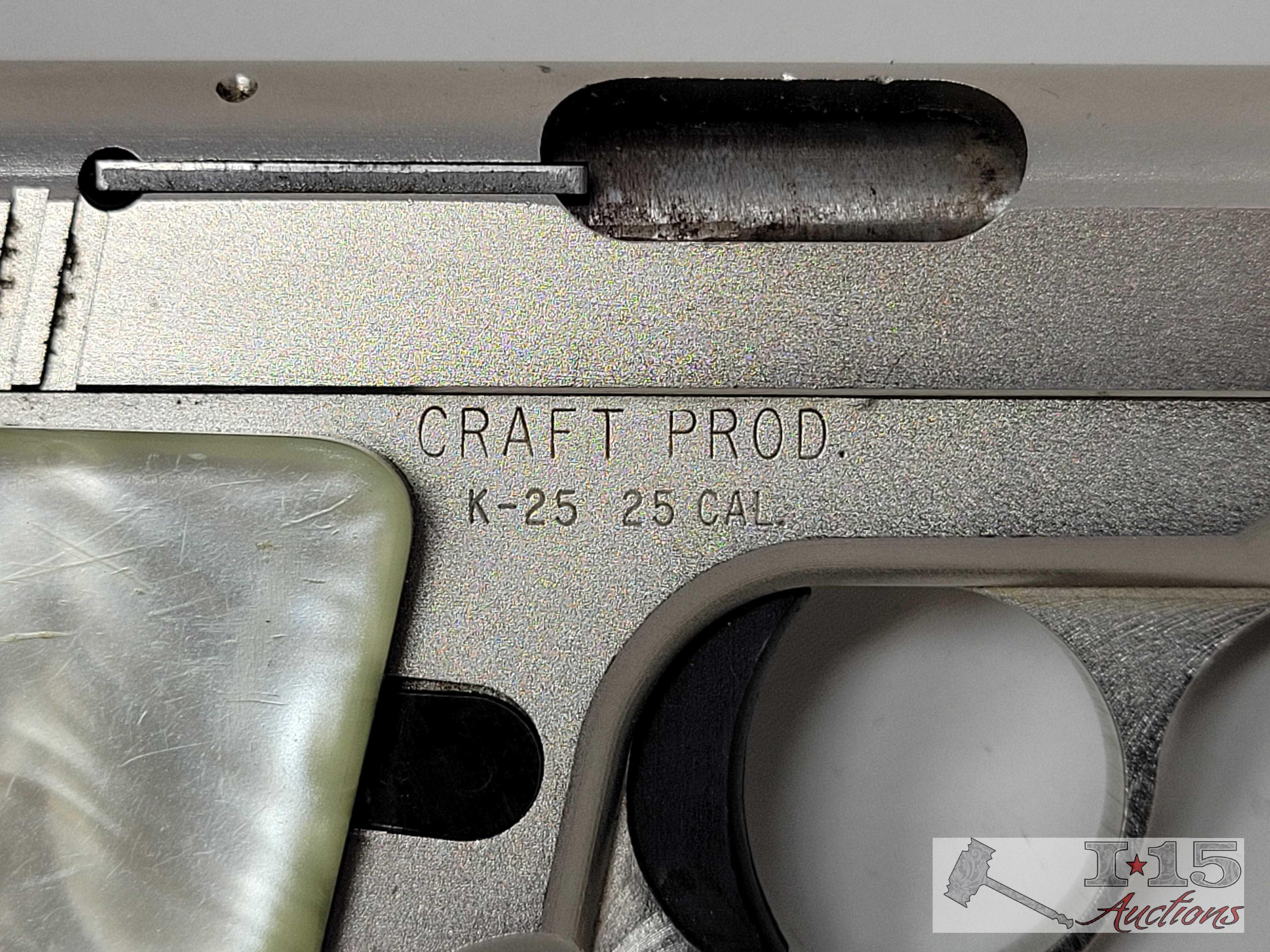 Craft Prod. K-25 .25 Semi-Auto Pistol