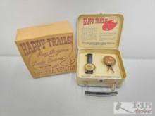 Happy Trails Rogers & Dale Evans Limited Edition Watch & Bolotie Set