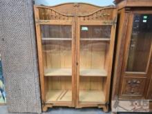 Vintage Glass Door Hutch