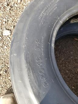 (2) 6.50x16 Tires