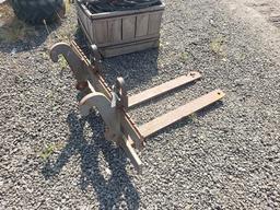 Small Pair Wheel Loader Forks