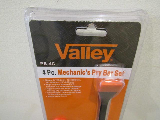 Valley 4 pc mechanics pry bar set