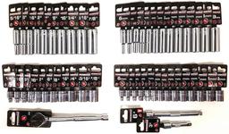 Powerbilt 51pc 3/8 Drive Pro Socket Set