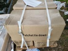 4 boxes of New Ratchet Straps