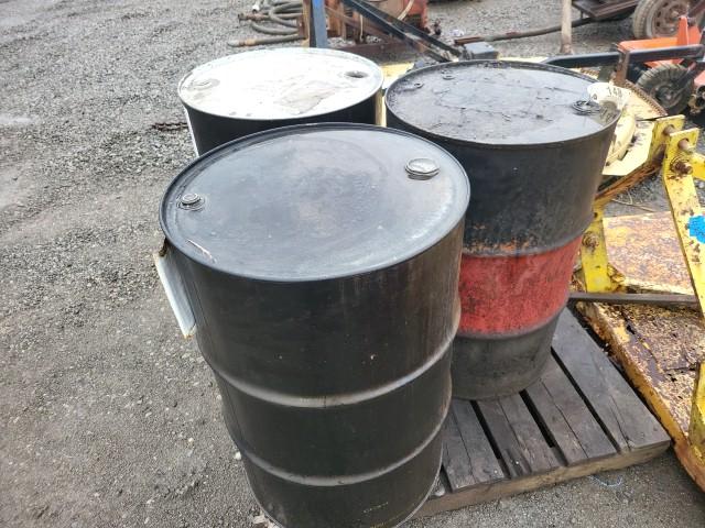 (3) 55Gal Empty Barrels