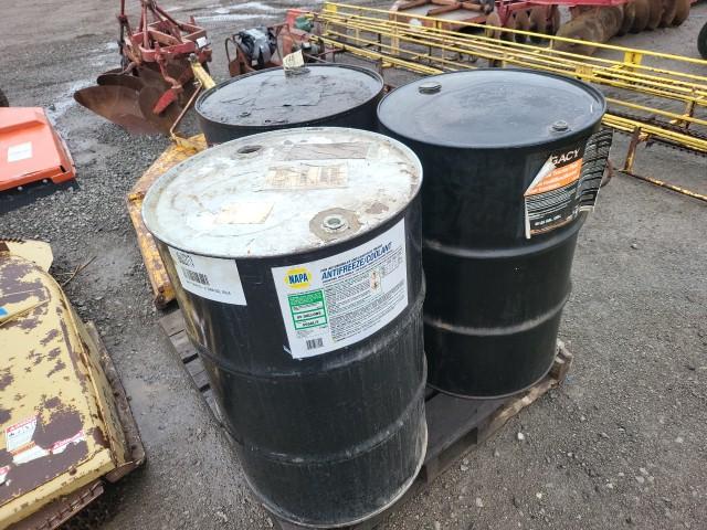 (3) 55Gal Empty Barrels