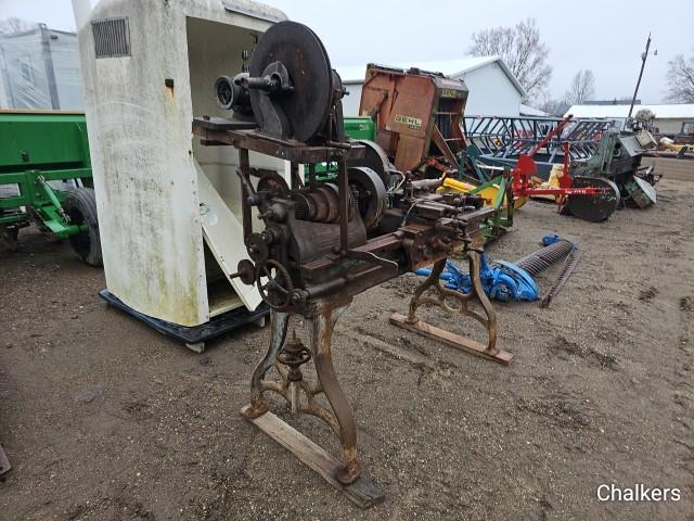 Vintage 1800's Lathe/Right Out of Shop/Very Old