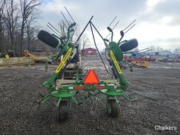 Pequea HT4102 4basket Hyd Fold Tedder