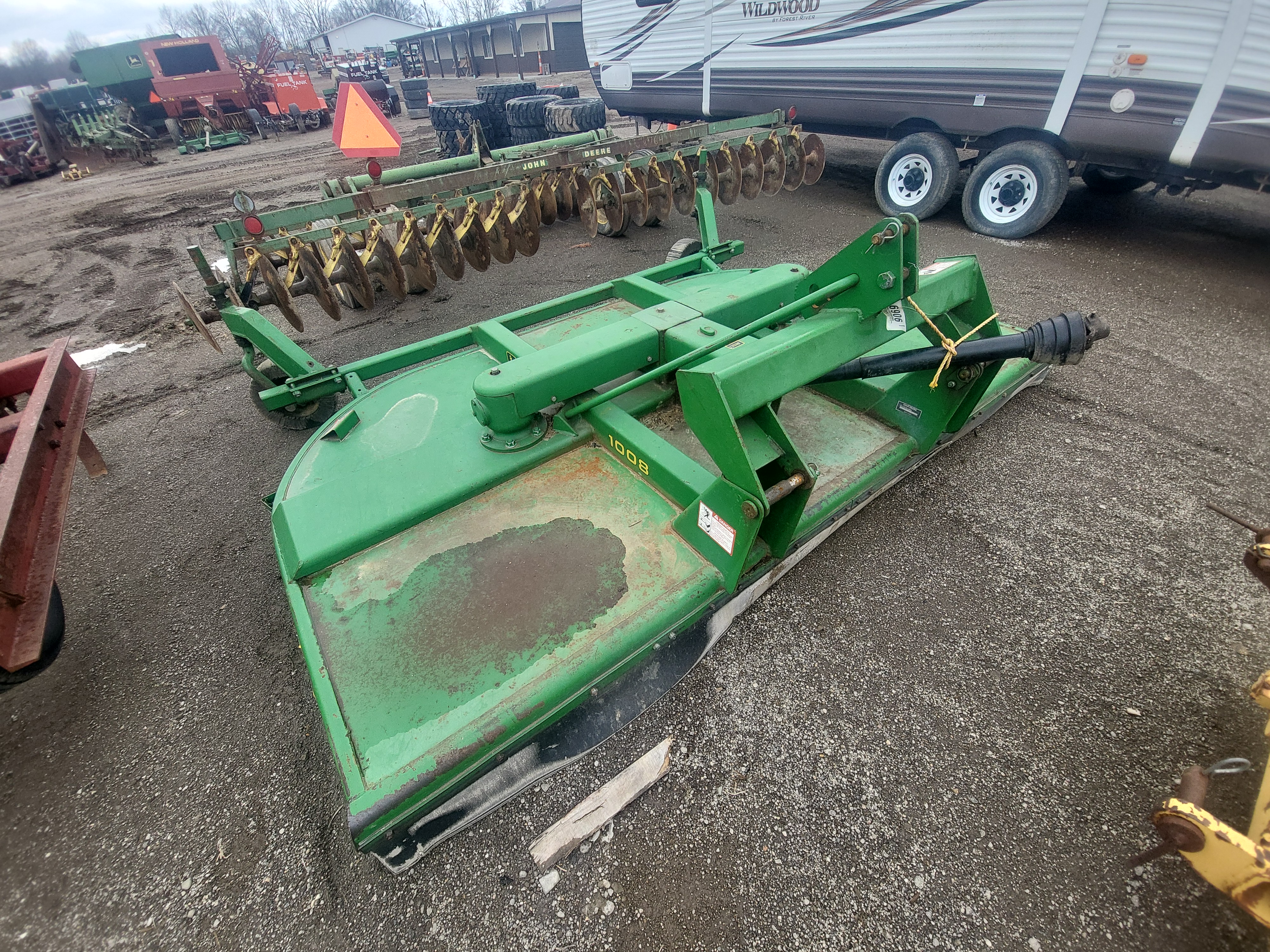 John Deere 1008 3 point brush hog