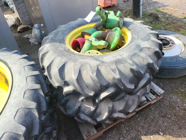 John Deere Combine Wheels and Tires w/Hubs