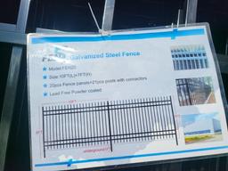 10x7 Steel Fencing (20 Panels/21 Posts)