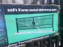 20ft. Farm Driveway Gate