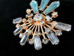 Antique Rhinestone Broach