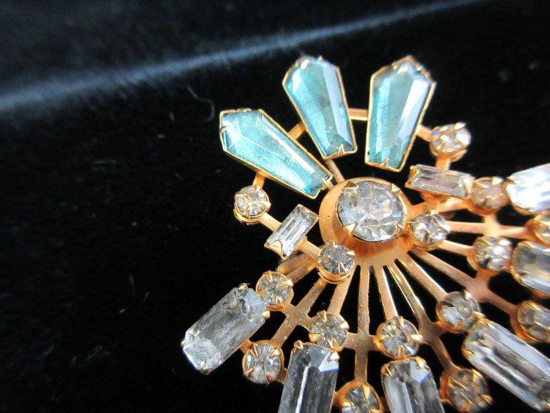 Antique Rhinestone Broach