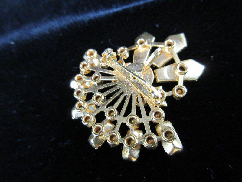 Antique Rhinestone Broach