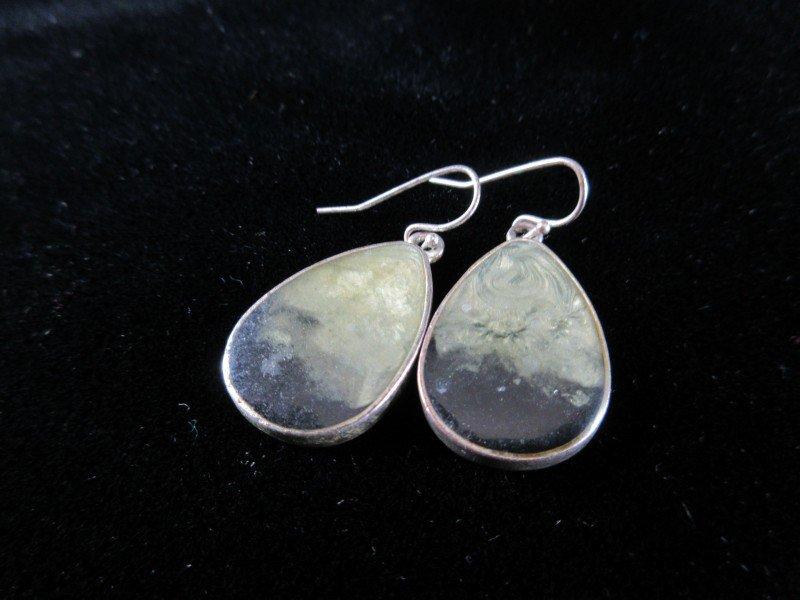 Earrings: Sterling Silver Abalone