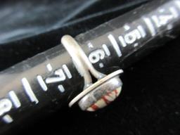 Vintage Natural Stone Sterling Silver Ring