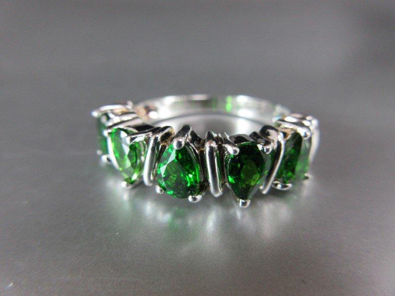 Green Gemstone .925 Silver Ring