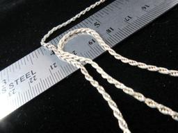 22” Sterling Silver Necklace