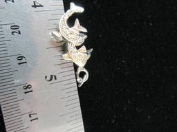 Sterling Dolphin Pendant