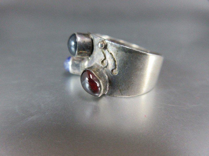 Gemstone Ring: Sterling Silver