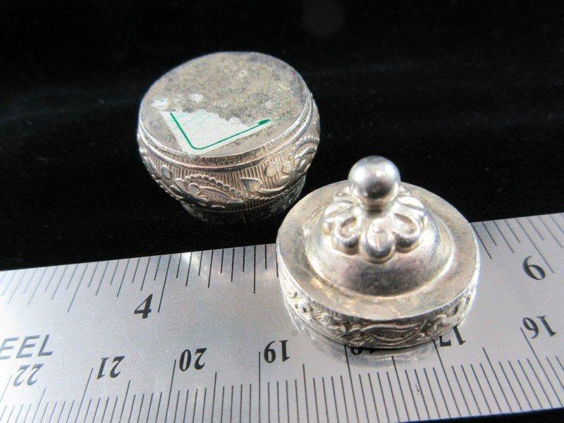 Small Silver Trinket Box with lid 925 or 800 silver maybe 850?