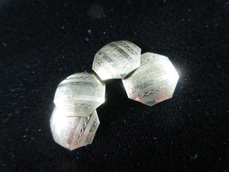 Vintage 10K Gold Cuff Links