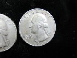 Silver Quarter Dollar Lot OF two