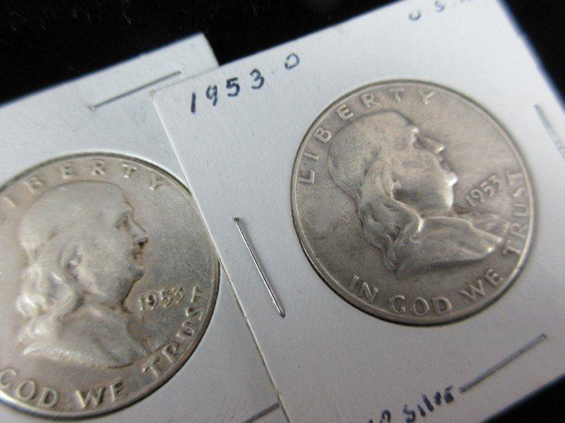 1953 Half Dollar Lot of Two