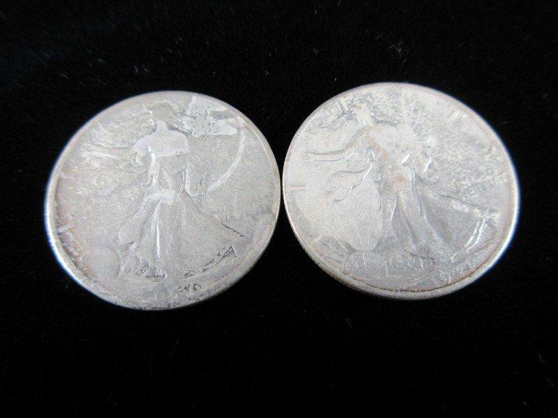 Silver Half Dollar Lot of two