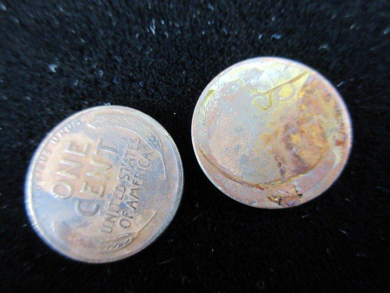 Lot of two Wheat Pennies