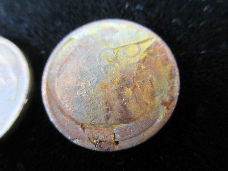 Lot of two Wheat Pennies