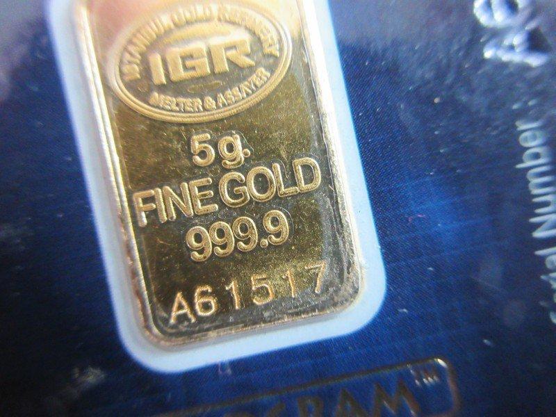 5 Gram Gold Bar