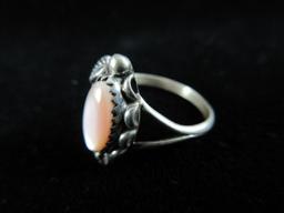 Mother of Pearl Sterling Silver Ring