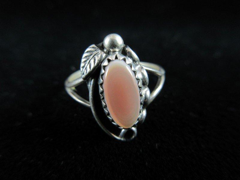 Mother of Pearl Sterling Silver Ring