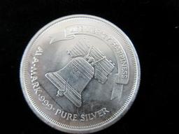 .999 Fine Silver Coin