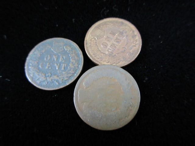 Indian Head Penny Lot of Three as Shown