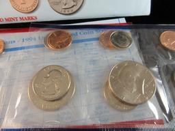 1994 D P Uncirculated Coin Set