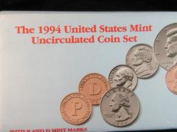 1994 D P Uncirculated Coin Set