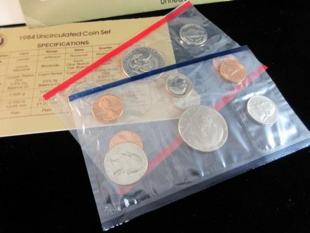 1984 D P Uncirculated Coin Set